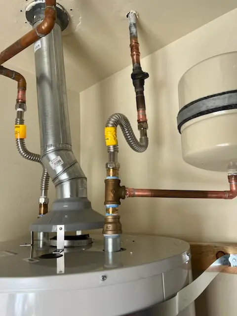 Water heater installation and plumbing repair in Rye